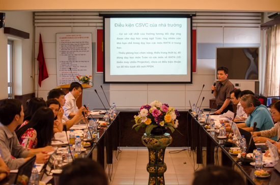 Hội thảo tổng kết sau thử nghiệm Đề án thí điểm dạy học song ngữ Việt – Lào trong trường Nguyễn Du, Viêng Chăn, Lào